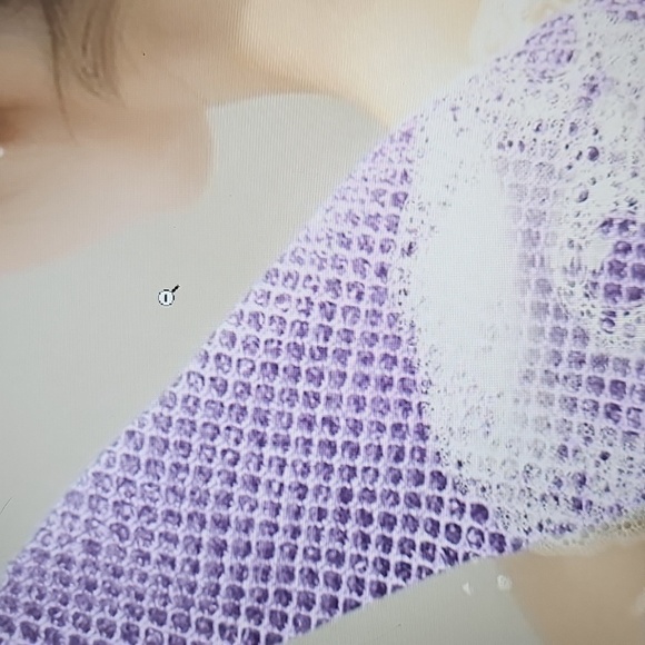 NWT 1 piece African Exfoliating Shower Body Scrubber Sponge Towel Purple - Picture 8 of 8